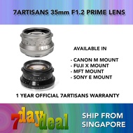 7Artisans 35mm F/1.2 APS-C Manual Focus Lens