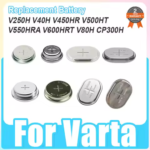 Replacement Battery For Varta V250H V40H V450HR V500HT V550HRA V600HRT V80H CP300H
