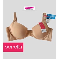 Original Sorella Women's Underwear 3 Cup 4 Front Hooks Thin Foam Underwire Nursing Bra N13-29335C Br