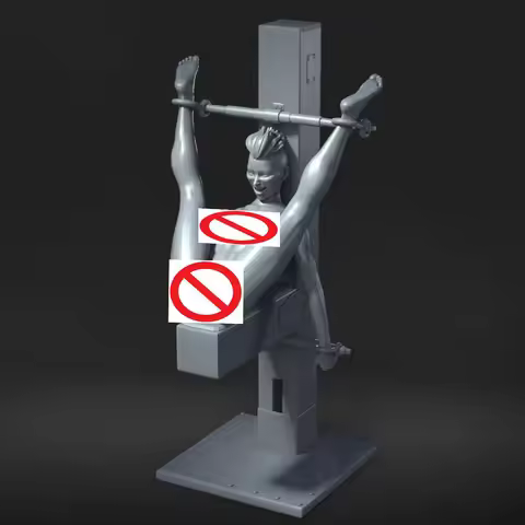 (1/35 = 50mm, 1/24 = 75mm, 1/18 = 100mm, 1/16 = 120mm)3d printed, NSFW,GK miniature model resin dumm