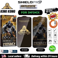 KING KONG tempered glass for INFINIX GT 30 PRO SMART 10 PLUS 9  HD clear screen protector