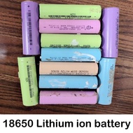 18650 Lithium Ion Li-ion rechargeable Battery Cell pack 3.7V Original China cell from power bank laptop computer [USED]