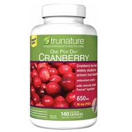 trunature - 蔓越莓精華膠囊 650mg 140粒裝 (平行進口)