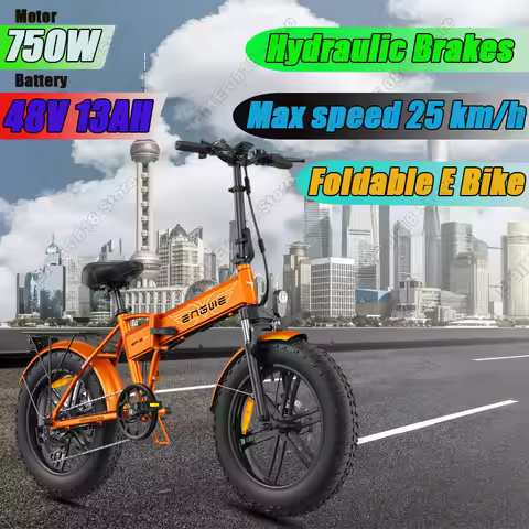 ENGWE EP-2Pro Boost Folding E-bike 750W Powerful Motor 48V 13AH Battery Electric Bike 20*4.0inch fat