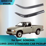 Suitable for GMC SONOMA 1995-25 STANDARDCAB Rain Block Side Window Deflector Rain Eyebrow Thickening