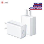 ZUZG USB Wall Charger 2.4A Travel Charging Adapter Charger Power Adapter for Micro IOS Android Cellp