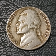 Koin 5 Cent Amerika Tahun 1948