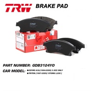 TRW Front Brake Pad MITSUBISHI STORM L200 A32 K64T 3.0 FR Disc Pad SPM