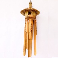BISA  Pajangan Angklung Bambu Wind Chimes Genta Klontong Angin Bambu Besar Dekorasi Ruangan Rumah Jo