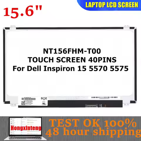 NT156FHM-T00 NT156FHM T00 Original 15.6INCH Laptop LCD Touch Screen 1920*1080 EDP 40PINOS FOR Dell I