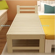 SP0963實木松木床架 可訂造任意尺寸 單人床 雙人床 半高床 排骨床架 拼接床 兒童床 成人床 護欄床 加寬床 縫隙床 全新包運送 bed solid wood bed Any size can 