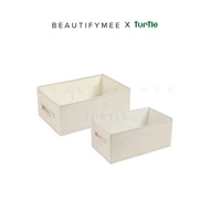 [ BEAUTIFYMEE x TURTLE ] Foldable Wardrobe Clothes Organizer Storage Box Drawer Closet