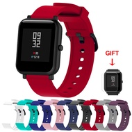 20mm Soft Silicone Strap for Xiaomi Huami Amazfit Bip Lite Youth Smart Watch Breathable Wrist band