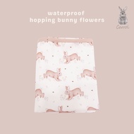 Carrol Baby Waterproof Hopping Bunny Flowers - Baby Bedwetting Mat