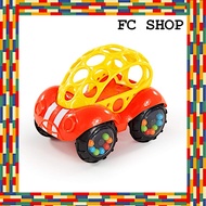 Bright Starts Oball Rattle & Roll (0+ Months) Stroller Toy, Car, Teething Toy, Rattle, Baby Gift, Re