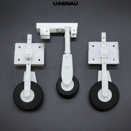 UAENAU SU27 Assembly Kit, DIY KT Board RC Plane Landing Gear, Toy Accessories Steering Wheel Light W