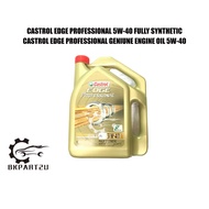 [Delivery on 48 hours]CASTROL EDGE PROFESSIONAL 5W-40 FULLY SYNTHETIC CASTROL EDGE PROFESSIONAL GENI