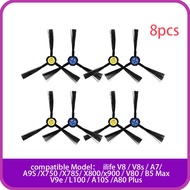 L+R Side brush for iLife V8 V8s A7 A9S X750 X785 X800 x900 V80 B5 Max V9e L100 A10S A80PLUS  V3X  Mo