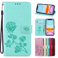 Wallet Flip Phone Case For Huawei Nova 8i 7 SE 5T 3i 3e 2i Card Holder Simple Stand Protective Back Cover