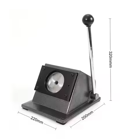 Button Maker Card Badge Punch Press Machine Parts, Circle Cuttercutting, Paper Weighing Around 0.66 