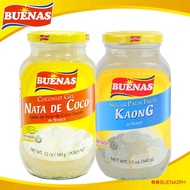 Buenas Nata De Coco and Kaong 12oz (White ) Set