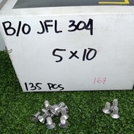 STAINLESS L VERSENG BOLT M5 x 10 - B/O JFL SS304 M5X10 P0.8