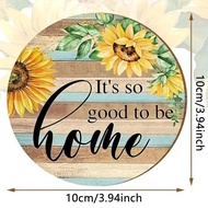 Dining Table Round Coaster 6-Piece Set Home Accessories Home Accessories