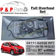 FULL Overhaul Gasket Set Engine - Perodua Axia 1KR-DE 1KR-VE  - Carbon / Steel - Premium