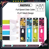 Original Remax Full Speed Fast Charging 2.1A Data Line 2 Cable for iP and Micro