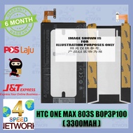 HTC One Max 803S T6 809D 8088 8090 8160 D8160 8060 M8809 Battery 803 803N 80 B0P3P100 3300mAh BOP3P1