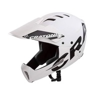 🇩🇪德國Cratoni Shakedown Full Face Helmets Matte White/Black/Lime小童平衡車單車頭盔護具