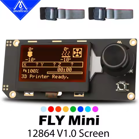 Mellow FLY Mini V1.0 12864 Display Screen For Duet 2 SKR 1.3 1.4, MKS Voron Marlin&Reprap&Klipper 3D