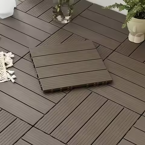 1PC Splicing Floor Balcony Floor Tiles Floor Suitable for Outdoor Terrace Balcony Garden Courtyard F