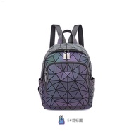 ☂♈ Issey Miyake Issey Miyake Geometric Diamond Six Frames Backpack Mens And Womens Leisure Bags Large Capacity Limit Travel Bag