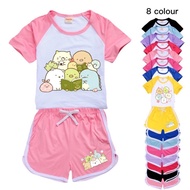 Sumikko gurashi  clothing Sumikko gurashi  shirt and shorts set for kids S26