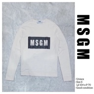 Crewneck MSGM preloved (second)