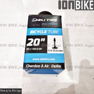 Deli Swallow Inner Tube 20 x 1.50 - 2.00 FV51 Presta 20x1.50-2.00 150 - 20x1.50 Tube Folding Bike 20