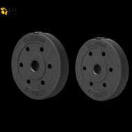 LIZMOMO Barbell Weight Plate, Solid black weight plate Coated Surface Cast Iron Weight Plate, Sturdy