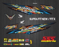 Striping Stiker Variasi Supra Fit New/Supra Fit X Wave Ungkel