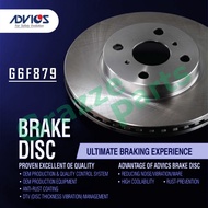 (1pc) Advics Aisin Disc Brake Rotor Front G6F879 for Perodua Myvi New 2018~ D20N (250mm)