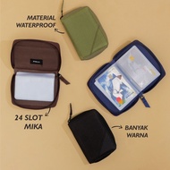 Antam Gold Atm Card Holder Wallet Mini Zipper Card Holder 24 Slots