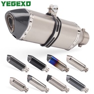 51MM Motorcycle Exhaust Escape Moto Motocross Muffler For YAMAHA mt 125 vmax 1200 yzf 250 bws 100 fz