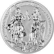 2023 Allegories Series - Galia &amp; Germania 1 oz .9999 Silver Round BU In Mint's Capsule