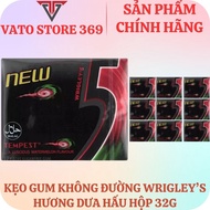 TEMPEST WRIGLEYS sugar-free gum No. 5 watermelon flavor 32g box