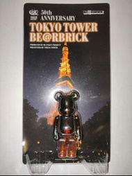 Bearbrick 東京鐵塔 Tokyo Tower 第一代 50週年 Medicom 100％ Be@rbrick