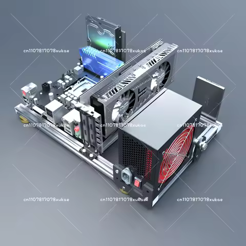 Aluminum Alloy, Open Computer Case, Support ITX Mini Main Board, Support Dual-channel X79 X99 Water 