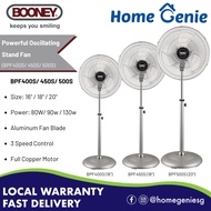 Booney Stand Fan Powerful Oscillating Air Circulator Aluminum Fan (16"/ 18"/ 20") - BPF400F|| BPF450