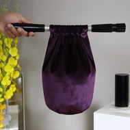 Jumbo Velvet Church Collection Offering Bag Sunday School Wooden Handle JM 2H