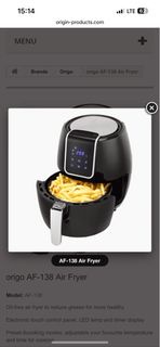 origo AF-138 Air Fryer