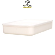 Free Gift Add On With Purchase - Citylife Sleek Storage Container with Closure Lid 6.5L Flat Size